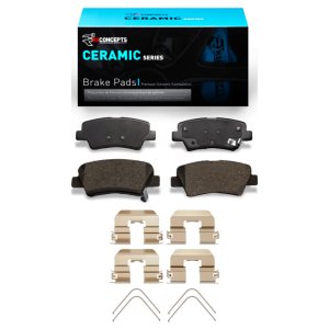 Hyundai Sonata Brake Pads - Rear - R1 Concepts - Ceramic - `09-`22